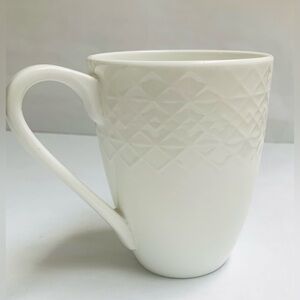 New MIKASA JENNA MUG CUP White Bone China Coffee Single Mug Cup Tea